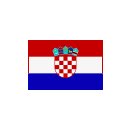 Flagge  20 x  30 cm  Kroatien
