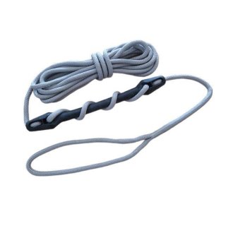 Gleistein Festmacherleine mit Forsheda Ruckdämpfer grau Ø14mm x 8m
